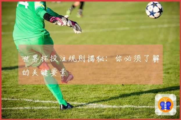 世界杯投注规则揭秘：你必须了解的关键要素